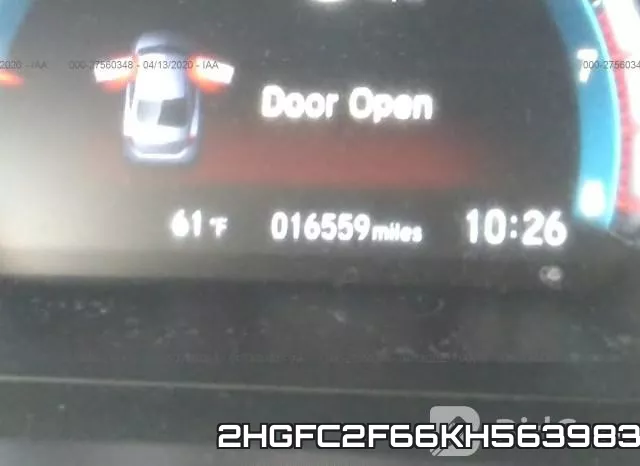 2HGFC2F66KH563983 фото 8