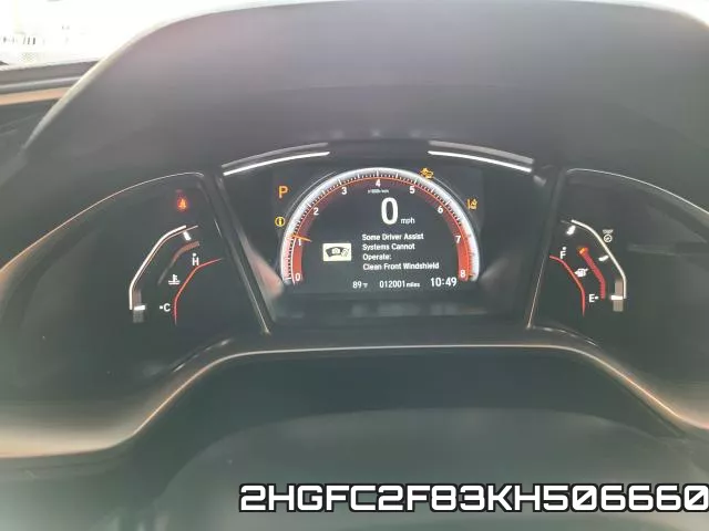 2HGFC2F83KH506660 фото 9
