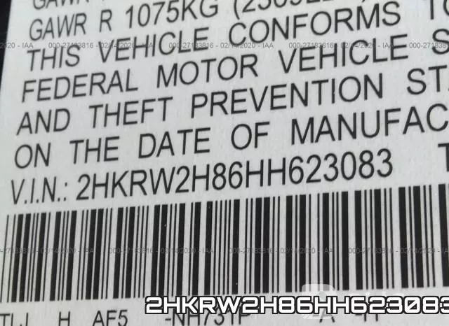 2HKRW2H86HH623083 фото 10