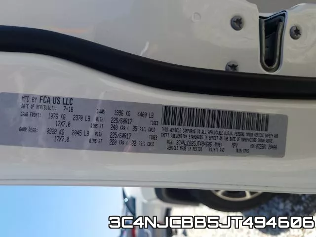 3C4NJCBB5JT494606 фото 2
