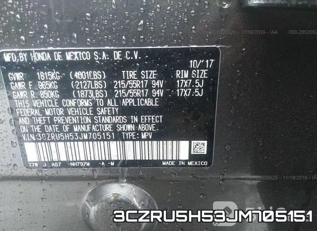 3CZRU5H53JM705151 фото 10