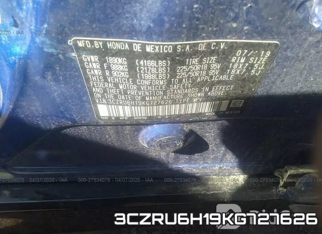 3CZRU6H19KG727626 фото 10