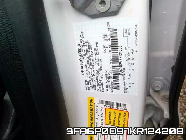 3FA6P0D97KR124208 фото 2