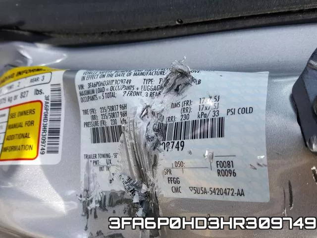 3FA6P0HD3HR309749 фото 2