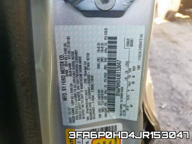 3FA6P0HD4JR153047 фото 2