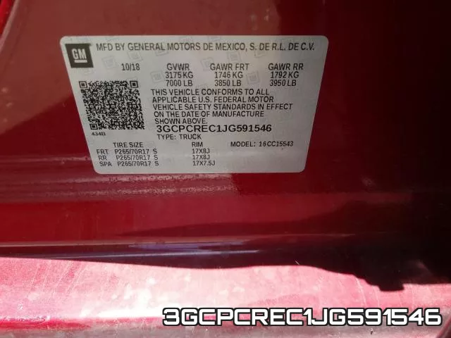 3GCPCREC1JG591546 фото 2