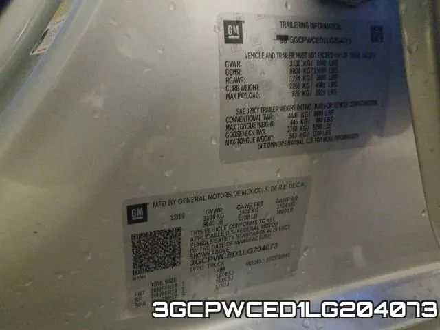 3GCPWCED1LG204073 фото 2