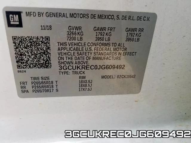 3GCUKREC0JG609492 фото 2