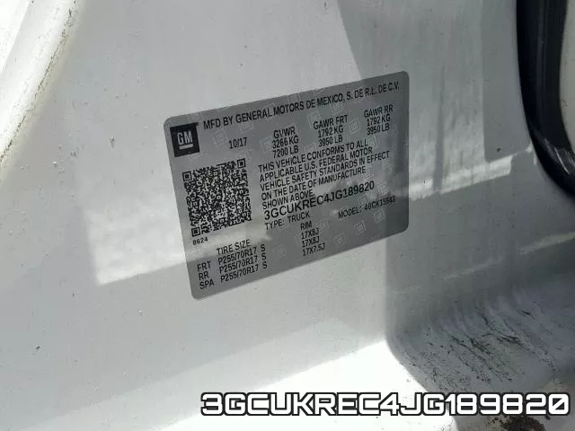 3GCUKREC4JG189820 фото 2