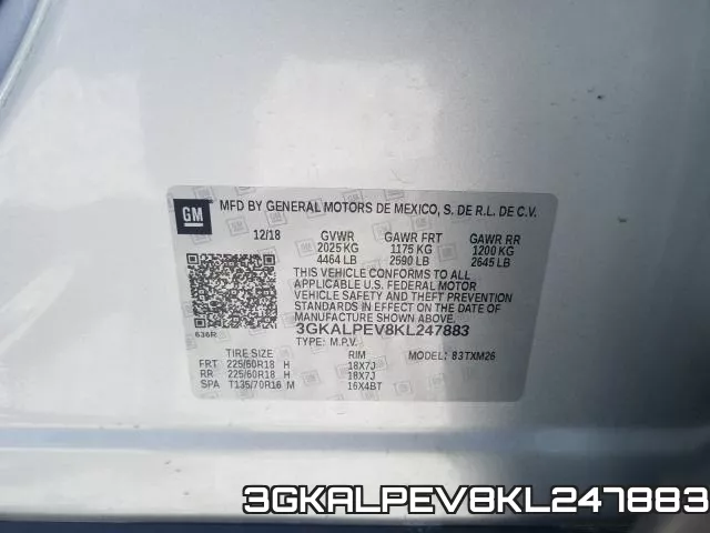 3GKALPEV8KL247883 фото 2