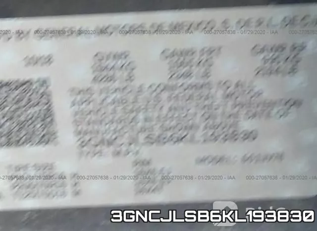 3GNCJLSB6KL193830 фото 10
