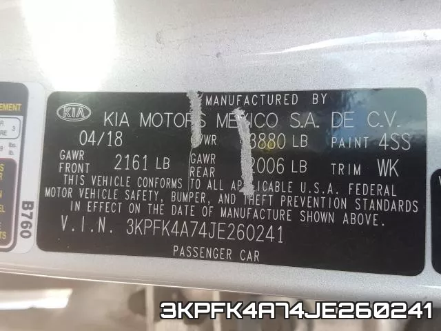 3KPFK4A74JE260241 фото 2
