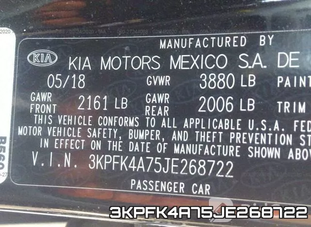 3KPFK4A75JE268722 фото 10