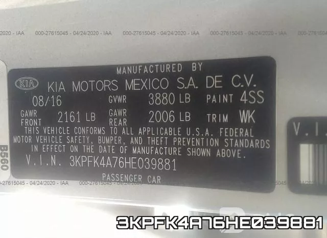 3KPFK4A76HE039881 фото 10