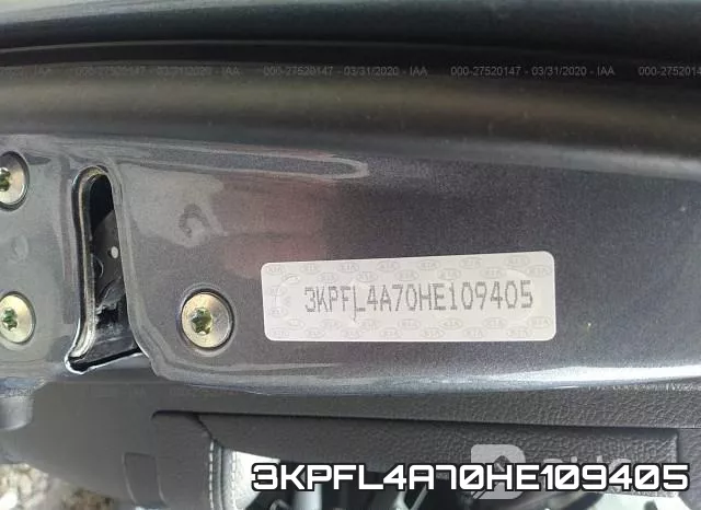 3KPFL4A70HE109405 фото 10
