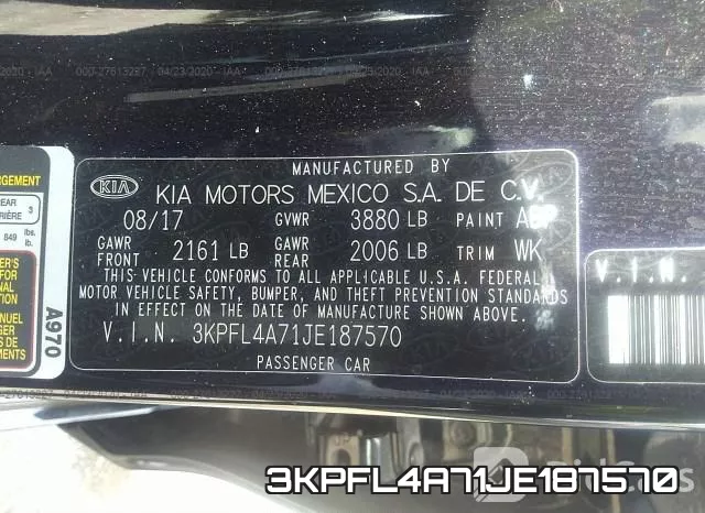 3KPFL4A71JE187570 фото 10