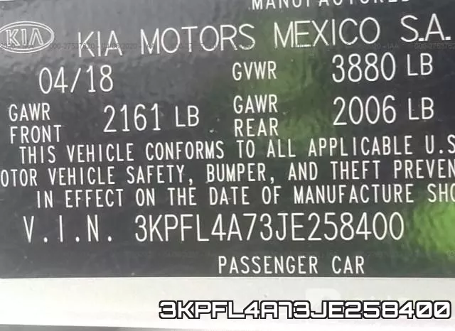 3KPFL4A73JE258400 фото 10