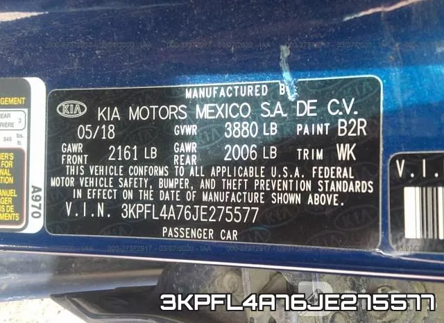3KPFL4A76JE275577 фото 10