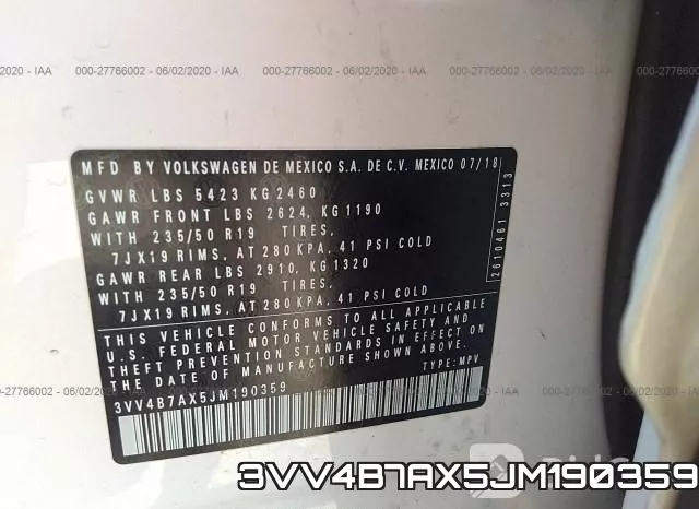 3VV4B7AX5JM190359 фото 10