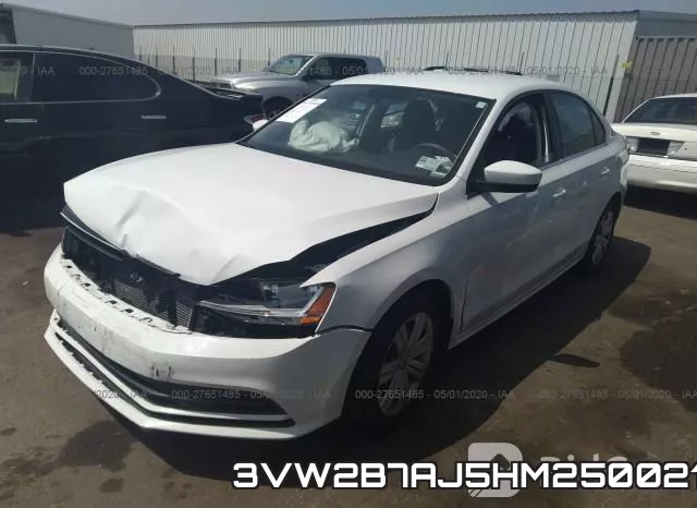 3VW2B7AJ5HM250021 фото 3