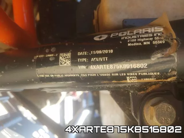 4XARTE875K8516802 фото 2