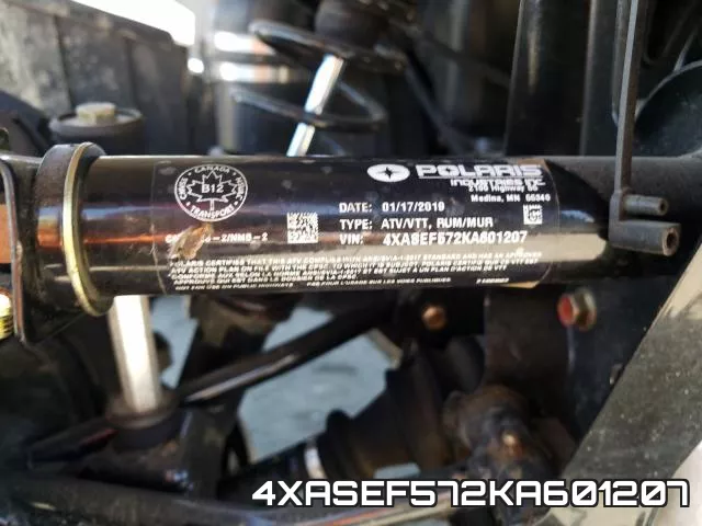 4XASEF572KA601207 фото 2