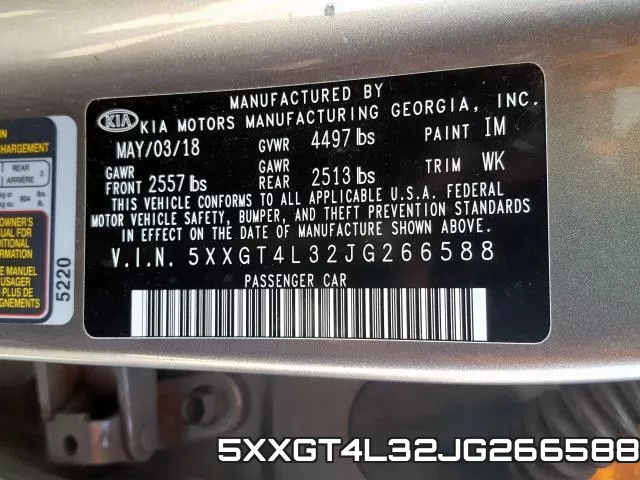 5XXGT4L32JG266588 фото 2