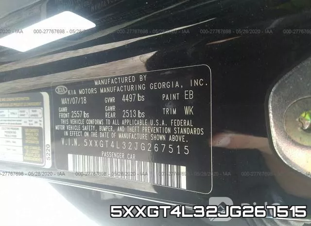 5XXGT4L32JG267515 фото 10