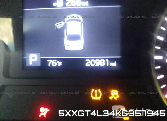 5XXGT4L34KG357945 фото 8