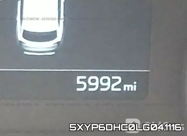 5XYP6DHC0LG041116 фото 8