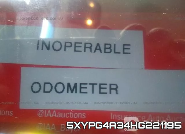 5XYPG4A34HG221195 фото 8