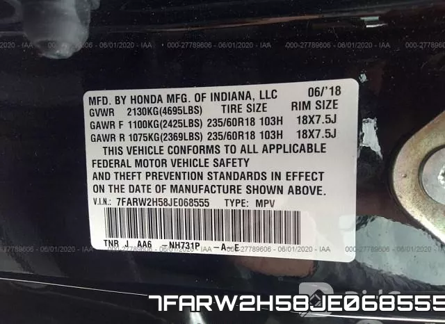 7FARW2H58JE068555 фото 10