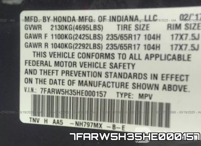 7FARW5H35HE000157 фото 10