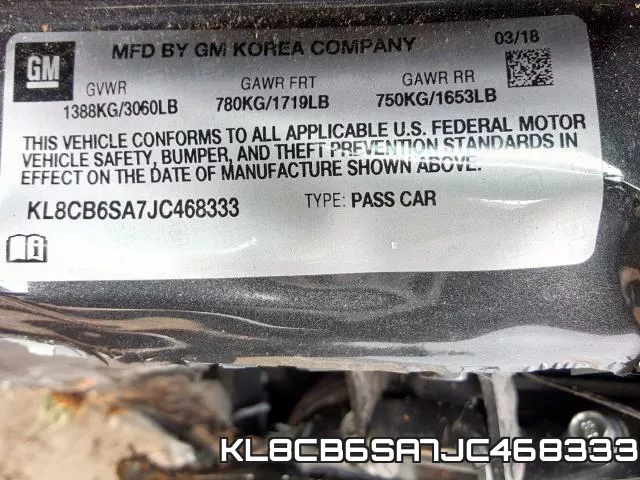 KL8CB6SA7JC468333 фото 2