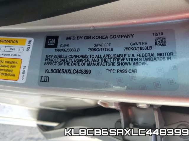 KL8CB6SAXLC448399 фото 2