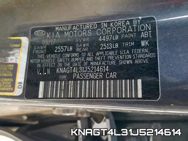 KNAGT4L31J5214614 фото 2