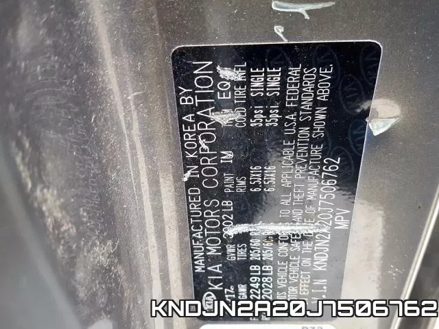 KNDJN2A20J7506762 фото 2