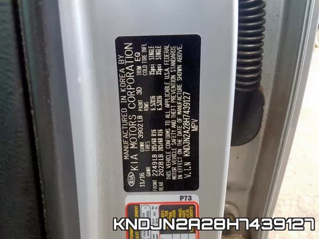 KNDJN2A28H7439127 фото 2