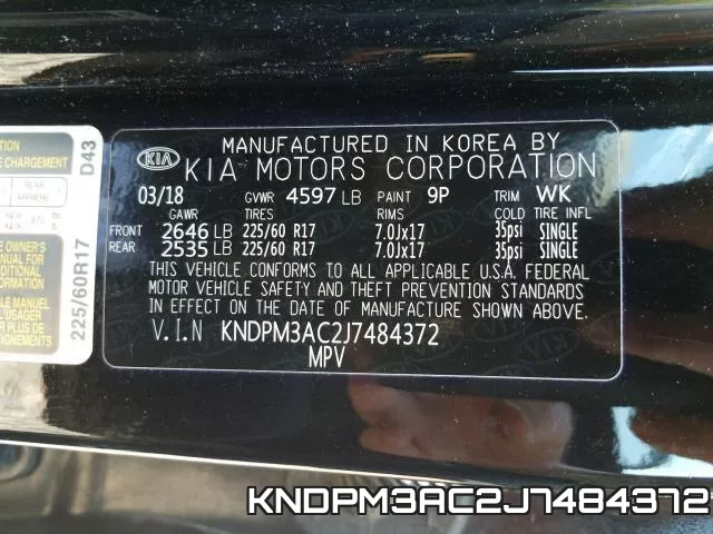 KNDPM3AC2J7484372 фото 2
