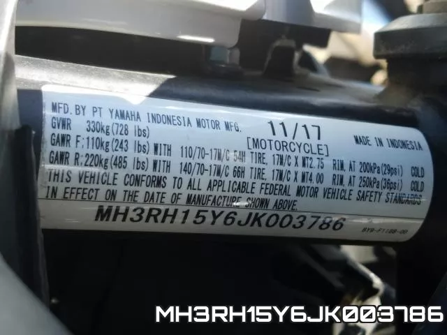MH3RH15Y6JK003786 фото 2