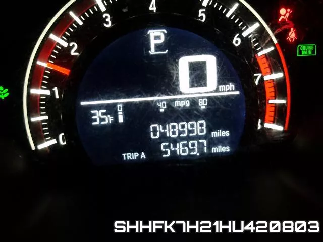 SHHFK7H21HU420803 фото 9