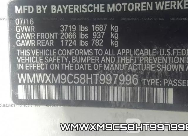 WMWXM9C58HT997996 фото 10