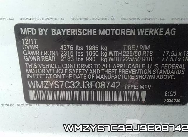 WMZYS7C32J3E08742 фото 10