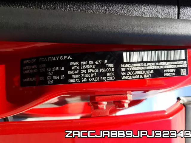 ZACCJABB9JPJ32343 фото 2