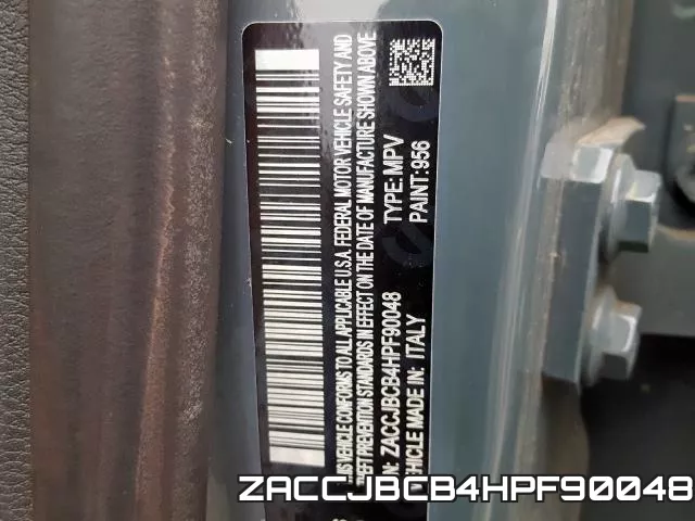 ZACCJBCB4HPF90048 фото 2