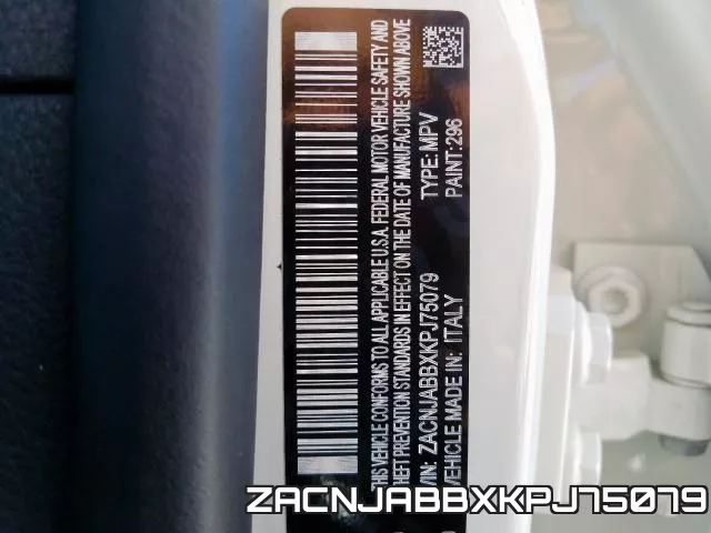ZACNJABBXKPJ75079 фото 2