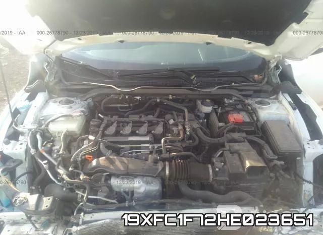 19XFC1F72HE023651 фото 2