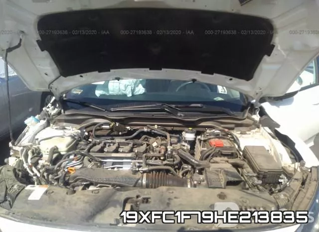 19XFC1F79HE213835 фото 2