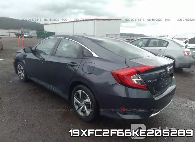 19XFC2F66KE205289 фото 4