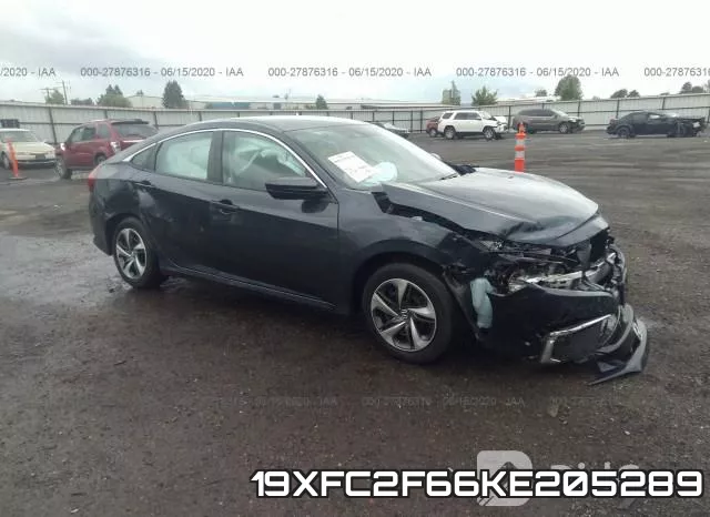 19XFC2F66KE205289 фото 7